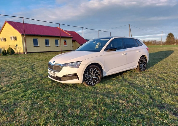 Skoda Scala cena 55900 przebieg: 113000, rok produkcji 2019 z Jarocin małe 232